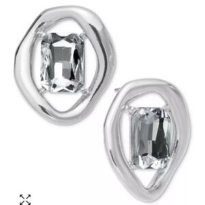 I.N.C. Silver and Crystal Earrings